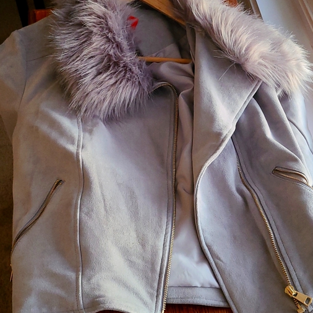 Blue Suade Jacket